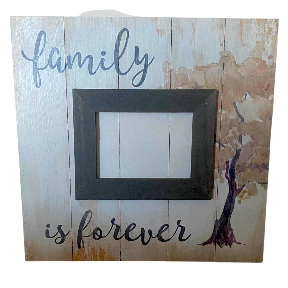 Family Is Forever Wooden Photo Frame
